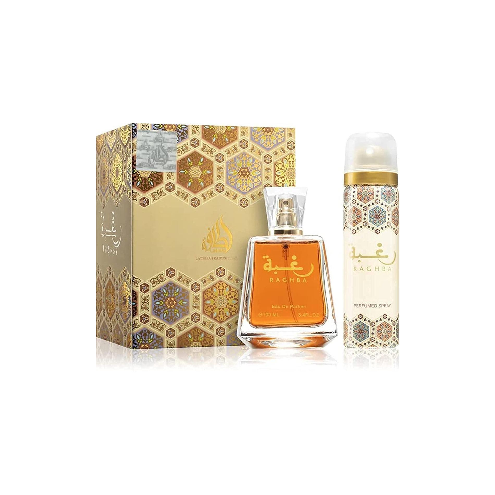 LATTAFA Ard al zaafaran Raghba Set 100ml Flora Parfums