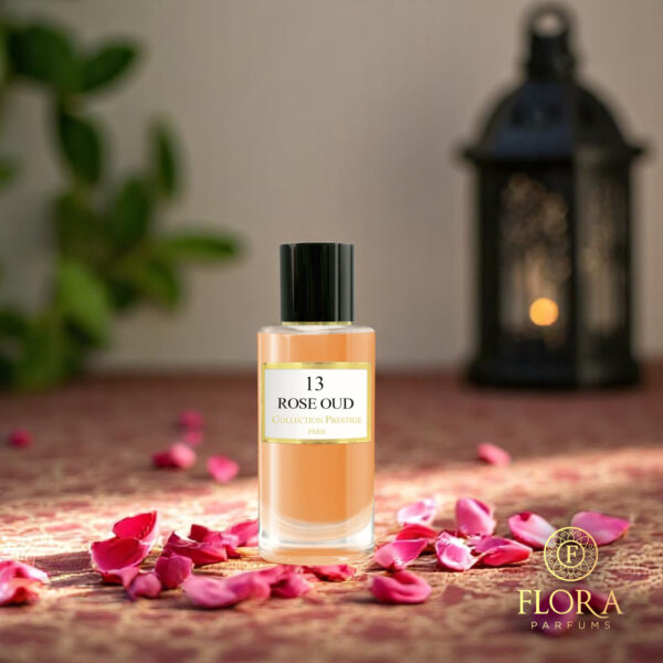 Rose Oud de Collection Prestige marie la rose de Damas, le safran et le bois ambré dans une fragrance orientale féminine, sensuelle et profondément envoûtante.