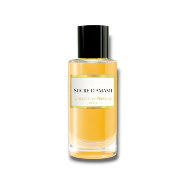 Eau de parfum pour homme et femme - Sucre d’Amami - 20ml - Collection Prestige paris Description Découvrez l'Eau de Parfum Sucre d'Amani de la collection Prestige, Paris, une fragrance exquise conçue pour séduire aussi bien les hommes que les femmes. Plongez dans une aventure olfactive envoûtante qui vous transportera dans les souvenirs doux de votre enfance, tout en embrassant l'élégance et le raffinement contemporain. Sucre d'Amani s'ouvre sur une base solide d'accord vanille, apportant une profondeur chaleureuse à cette composition parfumée. Les notes de canne à sucre se mêlent habilement à un rêve floral, poudré, et vanillé, où l'accord orchidée apporte une touche de séduction à l'ensemble. Les notes olfactives de Sucre d'Amani de la collection Prestige, Paris sont une symphonie olfactive captivante : Notes de tête : Une explosion gourmande de caramel, de chocolat et de framboise crée un départ irrésistiblement sucré. Notes de cœur : Un souffle de notes florales blanches apporte une élégance florale et légère, équilibrant la douceur sucrée. Notes de fond : La vanille persistante vient couronner cette composition parfumée, laissant une empreinte sucrée et séduisante sur la peau. Sucre d'Amani de la collection Prestige, Paris, est bien plus qu'un simple parfum ; il est une expérience sensorielle qui fusionne le passé et le présent, l'innocence et la séduction.  Cette fragrance enchanteresse est le compagnon idéal pour ceux qui apprécient l'élégance, la douceur et la nostalgie. Osez vous laisser enivrer par cette fragrance, et laissez-vous emporter par le charme sucré de Sucre d'Amani. Notes Olfactives Notes de tête :  Caramel, Chocolat, Framboise Notes de coeur :  Note florale blanche Notes de fond :  Vanille