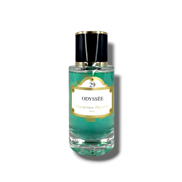 Odyssée N°29 50ml allie la fraîcheur des agrumes à la chaleur des épices et des bois, créant une signature olfactive sophistiquée et audacieuse, parfaite pour l’aventure.