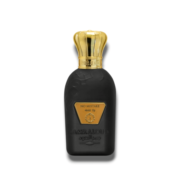 Eau de Parfum pour Homme et Femme – No Mistake – 60ml – Jamr Al Oud No Mistake de Jamr Al Oud, 60ml, est une fragrance envoûtante et sophistiquée, mêlant la cardamome épicée, le jasmin floral et le sapin boisé. Conçu pour les hommes et les femmes, ce parfum équilibré offre une expérience olfactive subtile et élégante. Son emballage luxueux en fait également un choix de cadeau parfait.
