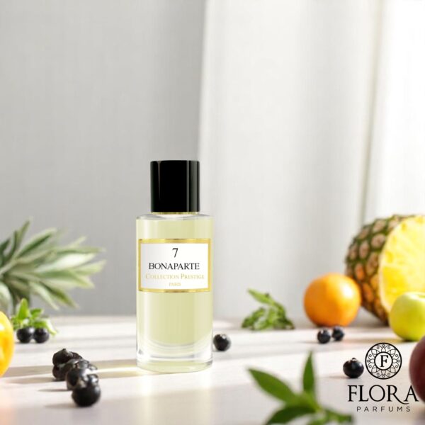 Bonaparte n°7 de Collection prestige est un parfum masculin intense, où ananas, bois fumés et ambre gris s’allient pour incarner la puissance, l’élégance.