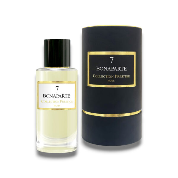 Bonaparte n°7 de Collection prestige est un parfum masculin intense, où ananas, bois fumés et ambre gris s’allient pour incarner la puissance, l’élégance.